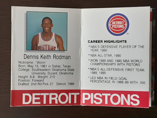NBA Dennis Rodman Hoops カード１枚　+　CollectAbook 1部_画像7