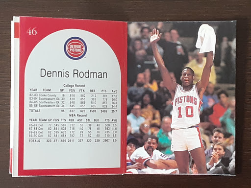 NBA Dennis Rodman Hoops カード１枚　+　CollectAbook 1部_画像9