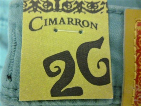 CIMARRON シマロン レディース ストレッチパンツ CIMCL5-552 26 ●グリーン 15800円