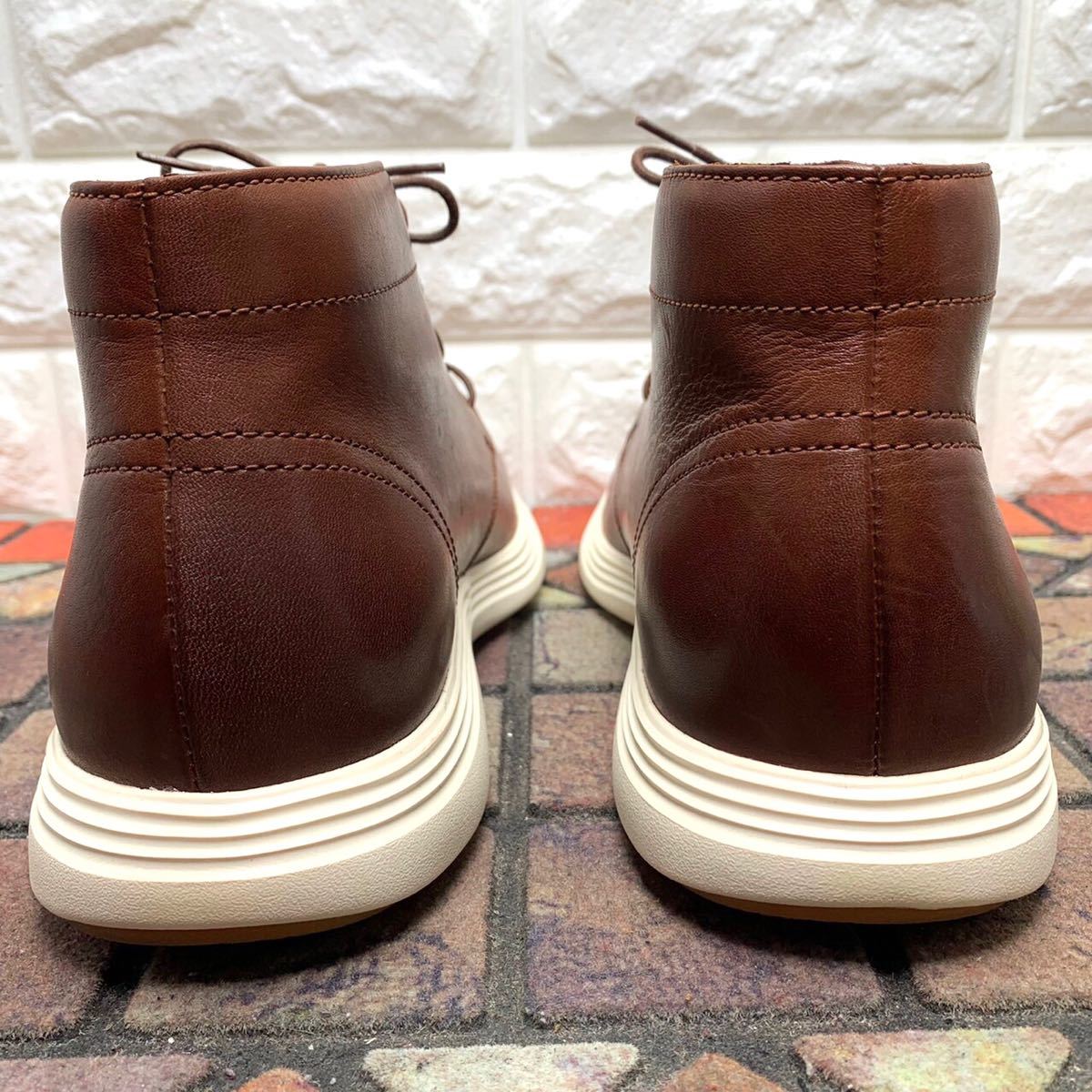 【美品】COLE HAAN コールハーン チャッカブーツ 靴 レザー 10M 27.5cm メンズ 本革 レザー