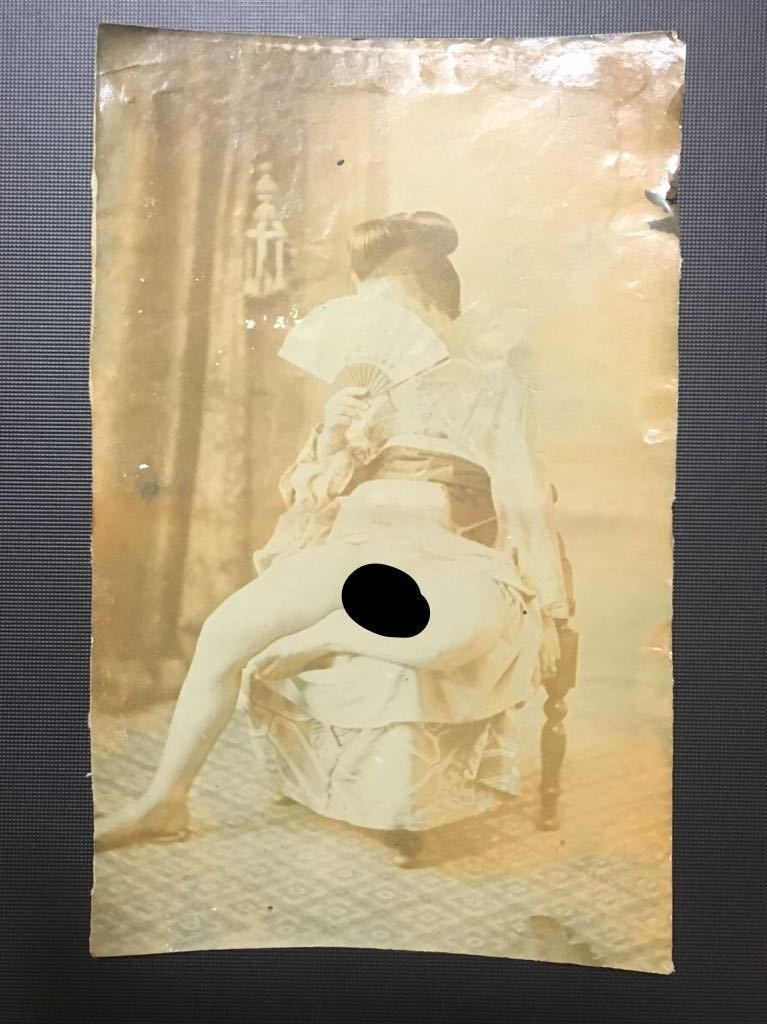 【格安！ 貴重！ 珍品！ １３０年以上前 明治時代 有名芸者 花魁 古写真】