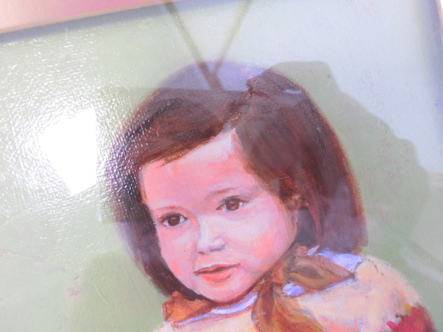 油絵 女児 セーター 絵のサイズ 22 5×15 5cm TAMANO|Yahoo 油絵 女児 セーター 絵のサイズ 22 5×15 5cm TAMANO|Yahoo