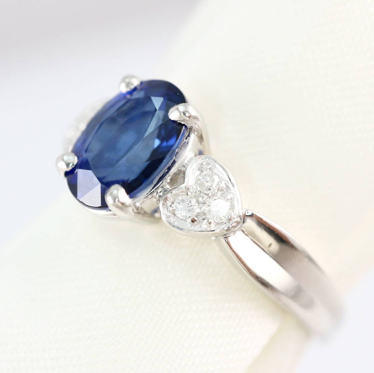 Pt900 サファイア リング S1.54 D0.05 【MYI25】 | litgearshop.com