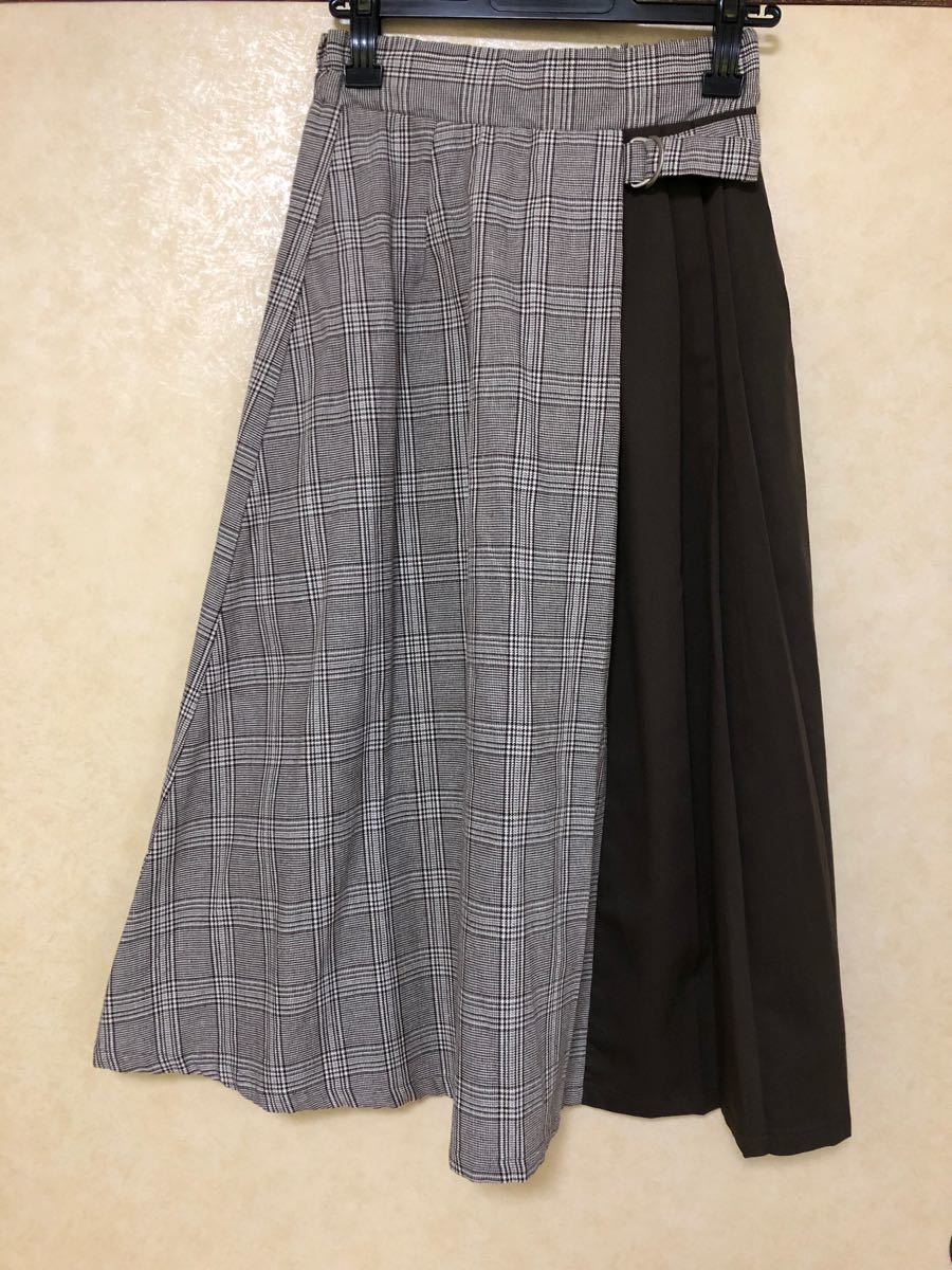 CHARM BERRY TIC チェック ロングスカート 未使用