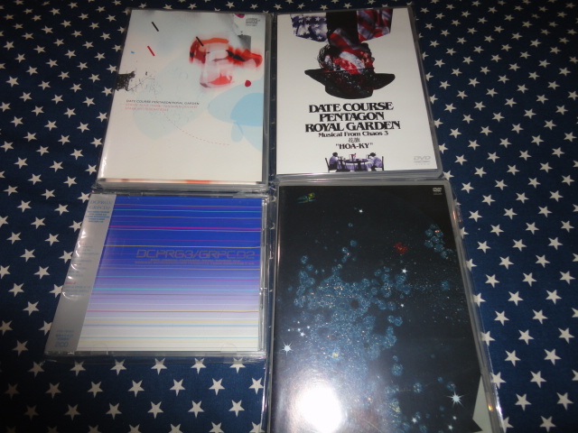 税込) ROYAL PENTAGON COURSE DATE GARDEN (DCPRG) 4枚セット CD+DVD