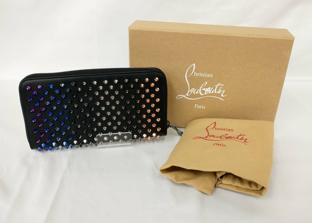 Christian Louboutin/クリスチャンルブタン/ブラック/長財布/スタッズ