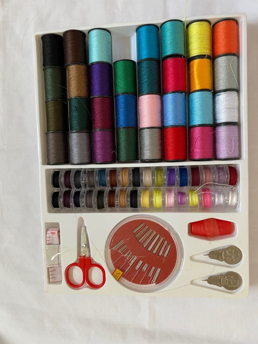 糸セット 裁縫道具 手縫い糸 ミシン糸