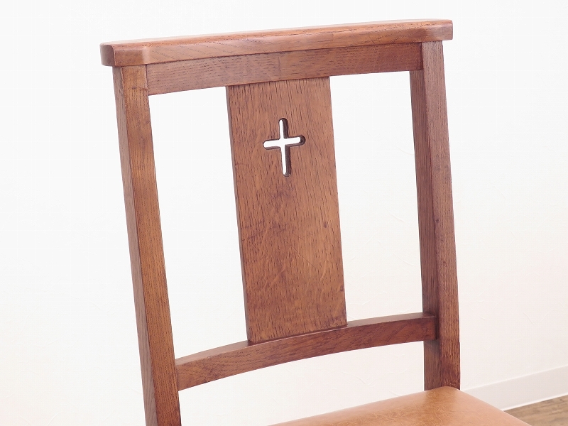 NEW即納 ヤフオク! - 十字架のくり抜きがあるイギリスの古い教会椅子... 国産大人気