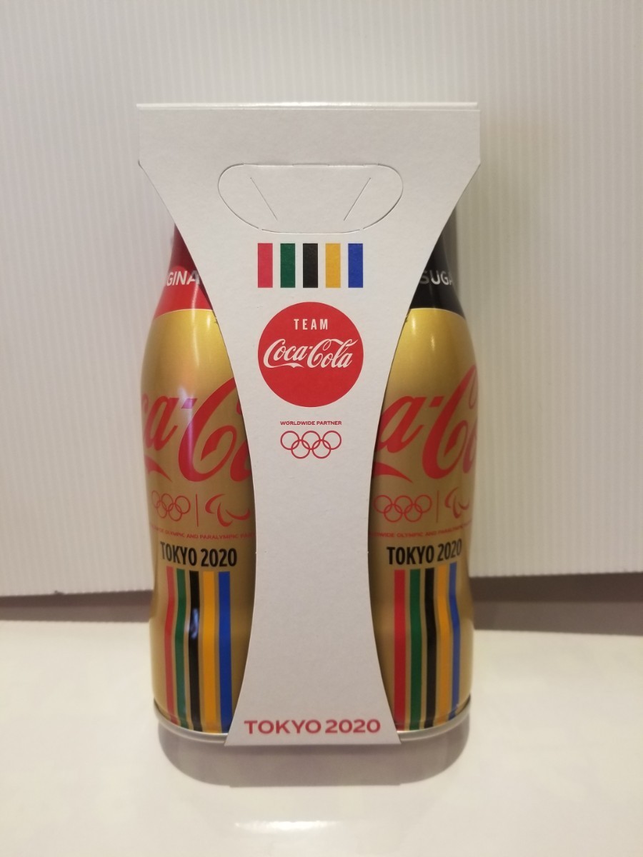 コカ・コーラスリムボトル　東京2020オリンピック ゴールドデザイン 2本セット