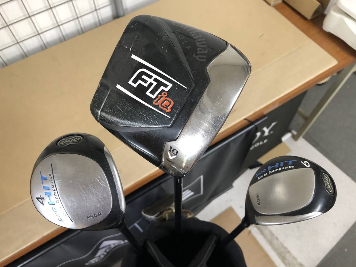 感謝セール！中古 ゴルフクラブセット［右用］キャロウェイ CALLAWAY / Cleveland Tour 等 中古キャディバッグ付 11本【1445】_画像3