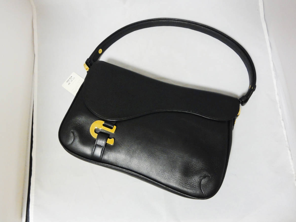 * new goods * SOMES SADDLEso female saddle shoulder bag leather black handbag 