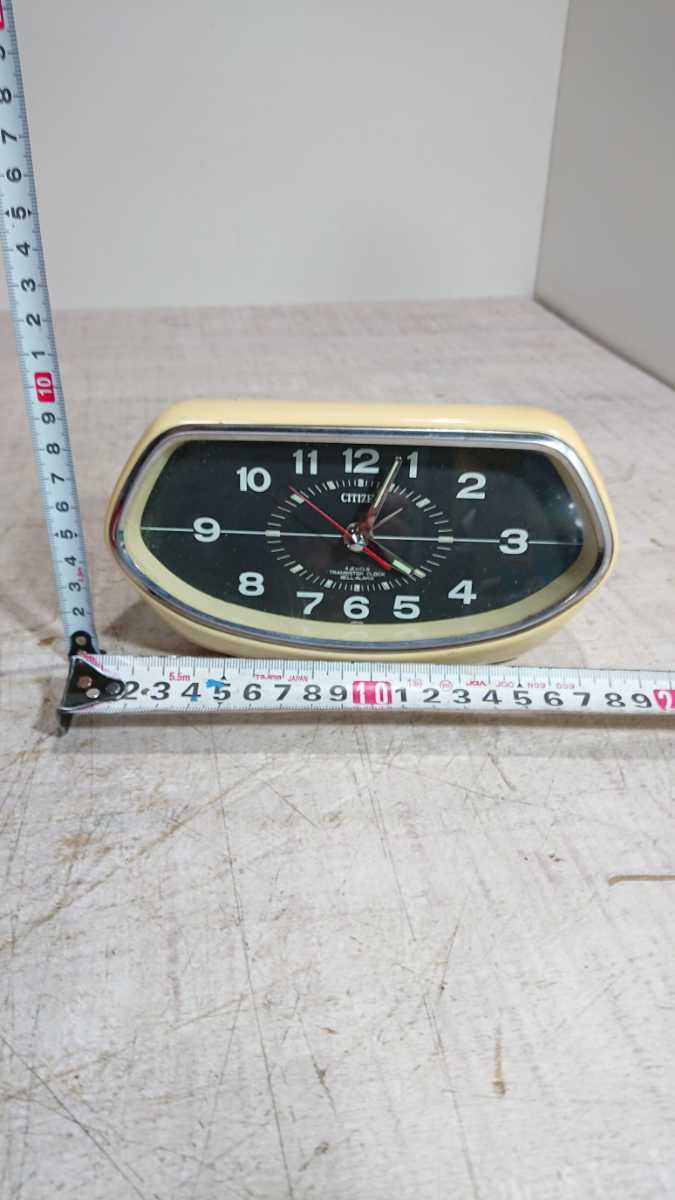 0727-5 Showa era series retro Seiko eyes ... clock battery type clock operation verification ending eyes ... Junk battery. cover none 