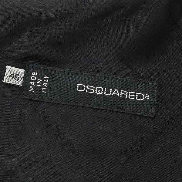 ◇DSQUARED2/ディースクエアード ビーズ レース 刺繍装飾 ブラウス切替