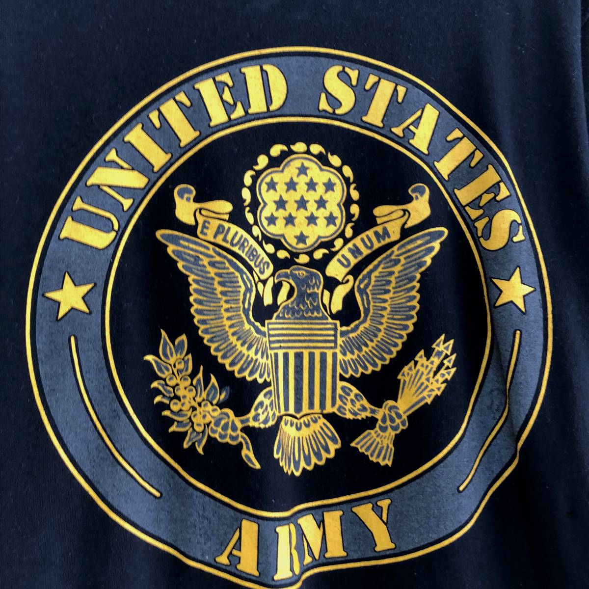 90年代 90S ヴィンテージ USA製 Tシャツ 古着 ARMY ミリタリー 陸軍 両面プリント SOFFES シングルステッチ