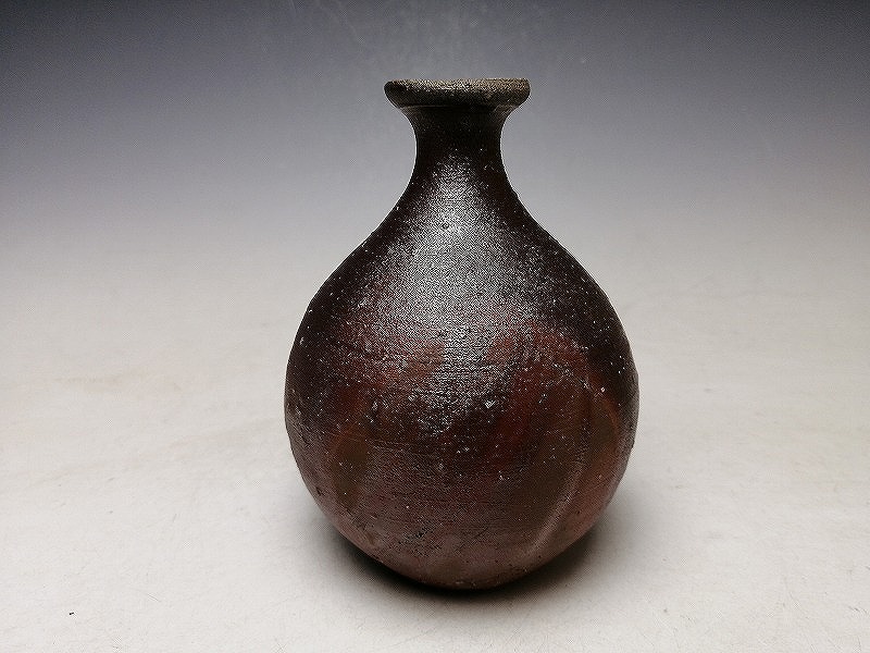 超特価人気】 ヤフオク! - 藤原建 備前 窯変 徳利 共箱 栞 師 北大路