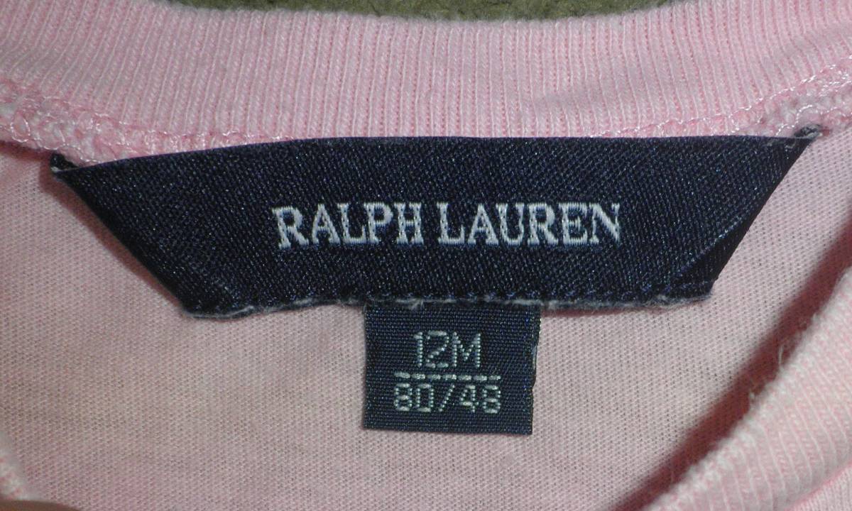 RALPH LAUREN　ラルフローレン　カットソー　８０_画像3