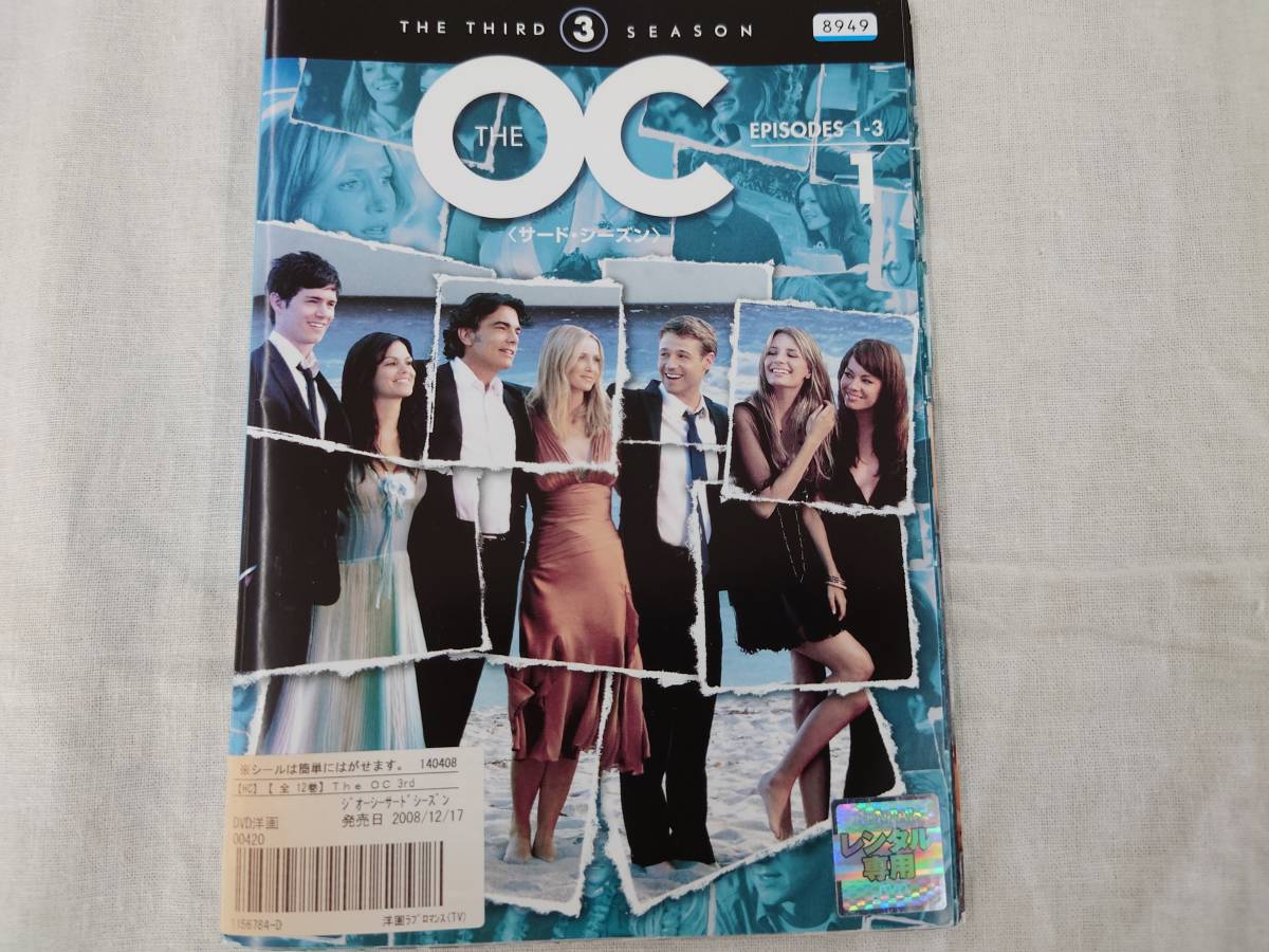 K-dvd556【中古品】The OC 3rd 全12巻セット レンタル専用 ※複数個同時落札の同梱には対応できません。_画像1