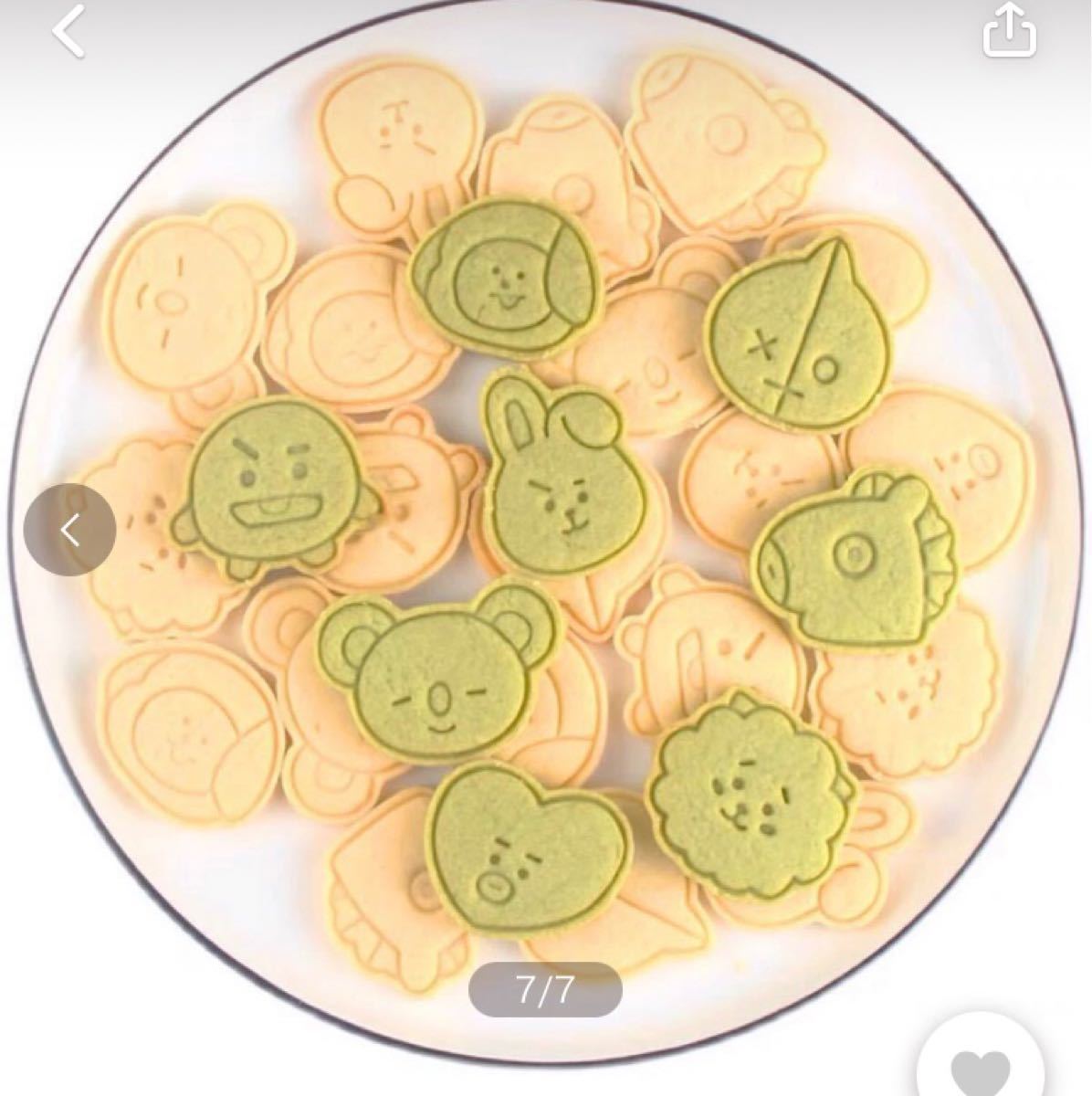 Paypayフリマ タイムセール Bts Bt21 韓国人気可愛いキャラクタークッキー型8種セット Paypayフリマ タイムセール Bts Bt21 韓国人気可愛いキャラクタークッキー型8種セット