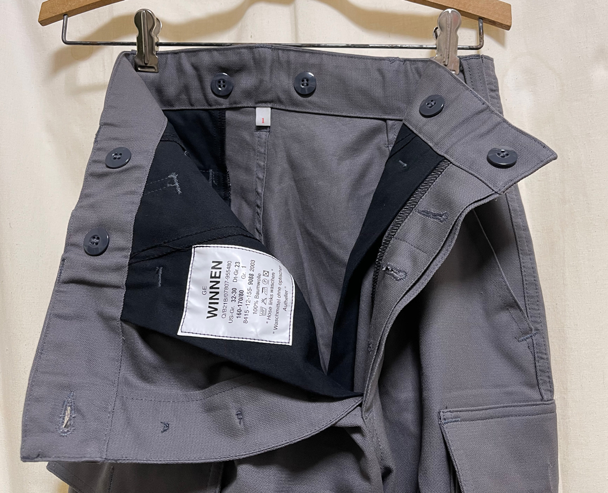 レア☆デッドストック ドイツ軍 モールスキン カーゴパンツ ビンテージ