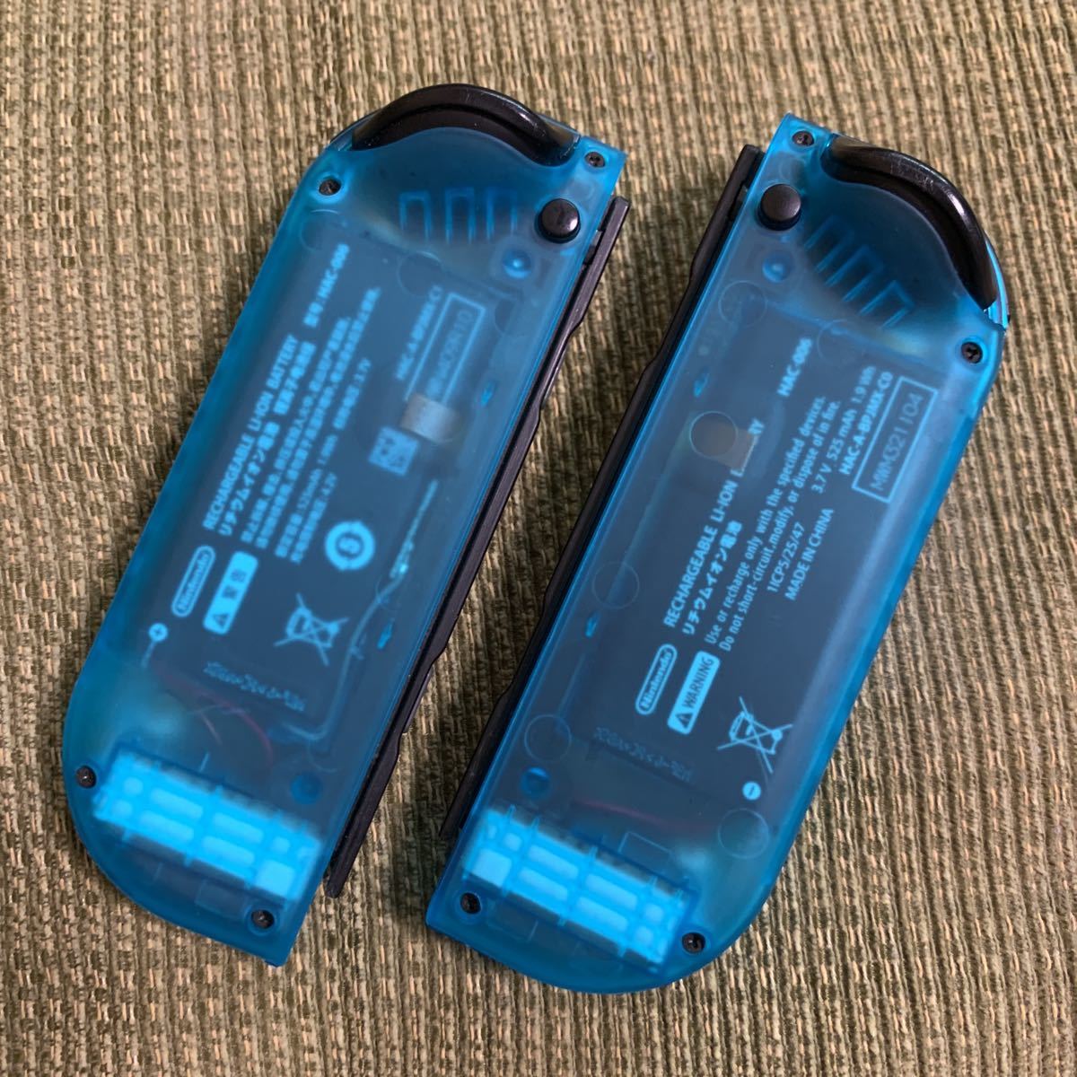 動作確認済み Nintendo Switch Joy-Con スケルトン ブルー 水色 動作確認済み Nintendo Switch Joy-Con スケルトン ブルー 水色