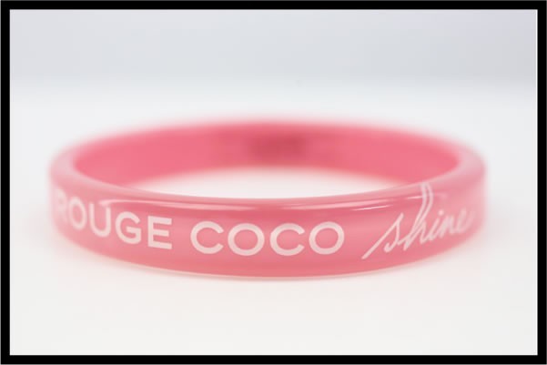 iko- pawnshop Chanel * rare Novelty rouge here car ink rear bangle pink unused * storage goods RY5369