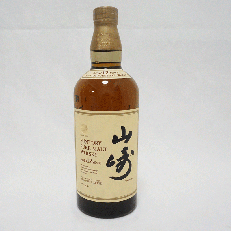 福島県内発送！！未開栓 SUNTORY WHISKY 山崎 12年 サントリー ピュアモルト ウイスキー 木箱 750ml SYA1N 43% 旧ラベル_画像2