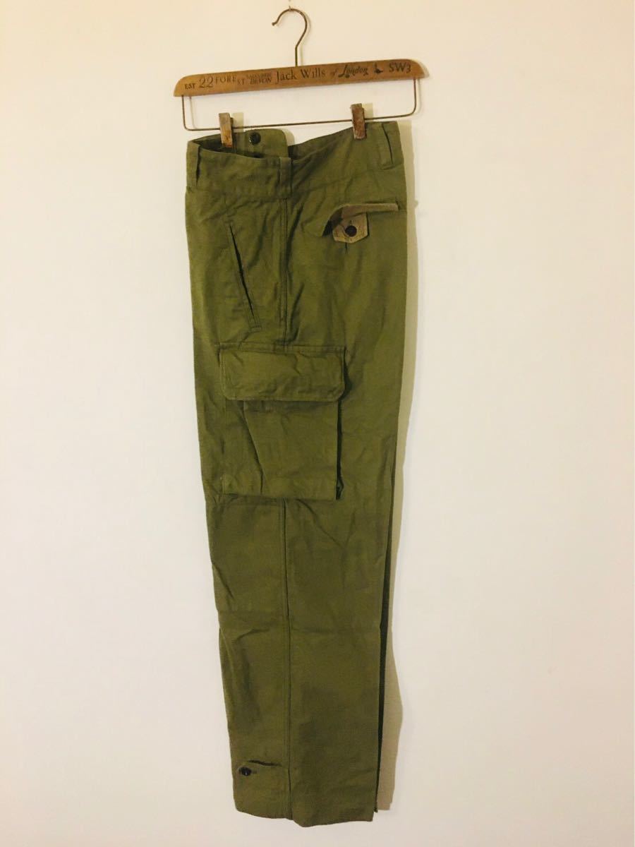 公式特典付 【Deadstock】french army M47 カーゴパンツ 35 実物