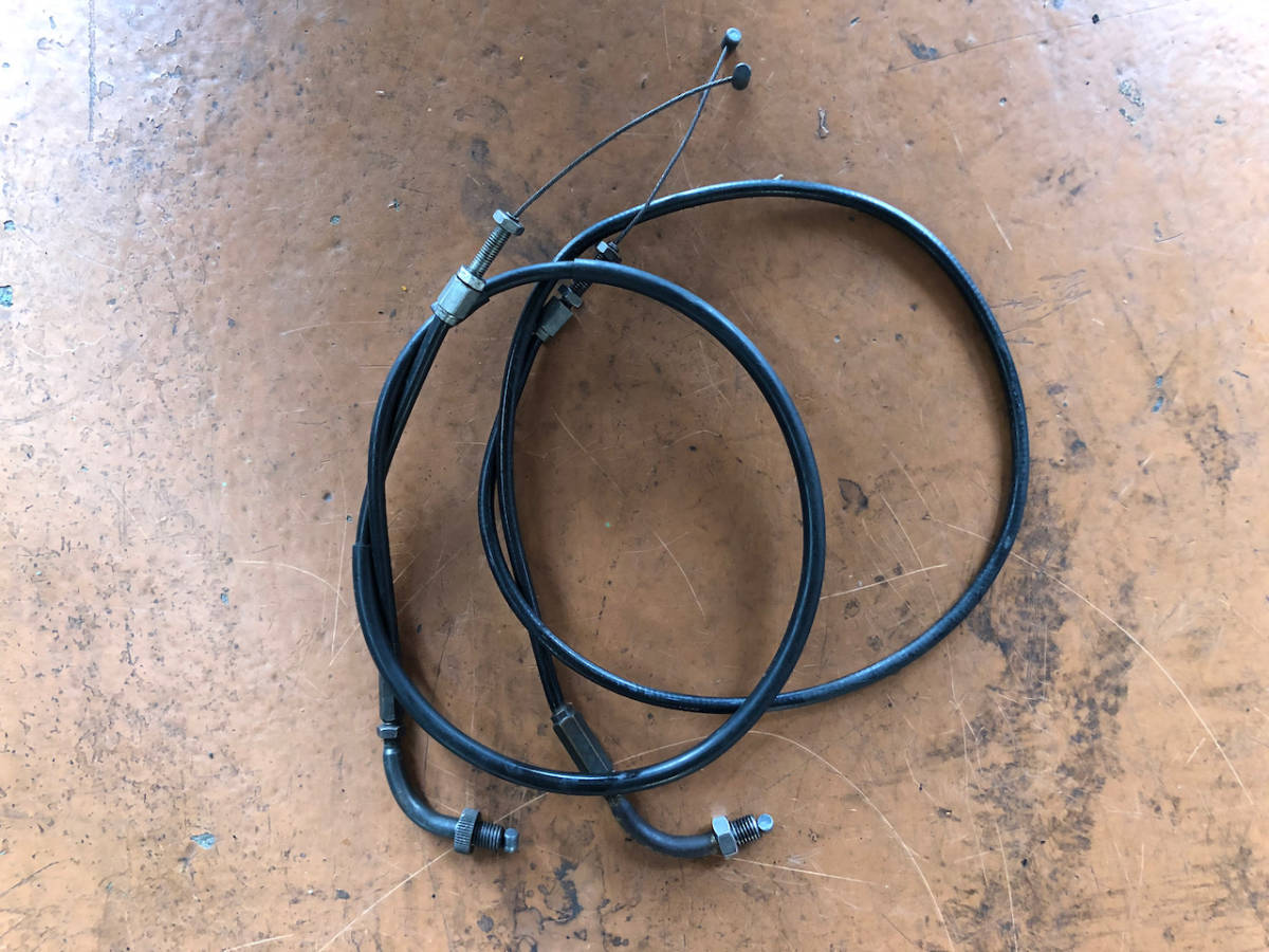 Z400FX アクセルワイヤー 引き戻りセット(中古) #100 的详细信息 | One