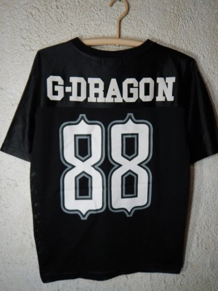 to3148　BIGBANG　ジヨン　GD　G-DRAGON　メッシュ　ベースボール　シャツ　tシャツ　人気　送料格安　_画像7