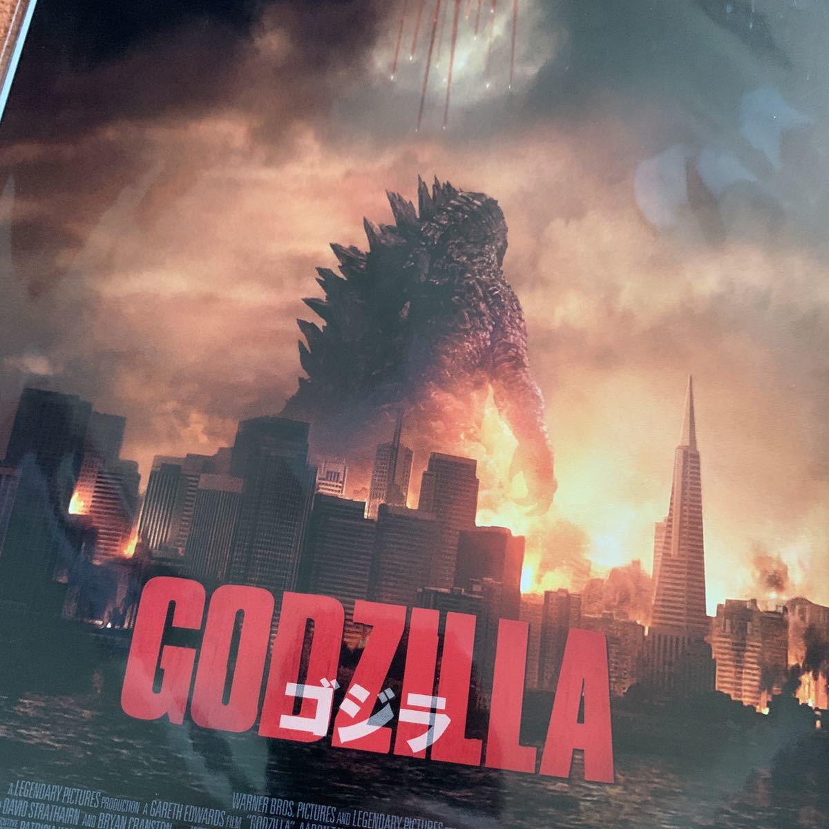 日本国内　正規品　非売品　GOOZILLA ゴジラ 2014 ビジュアルシート(A4ミニポスター) モンスター　怪獣　希少　レア_画像2