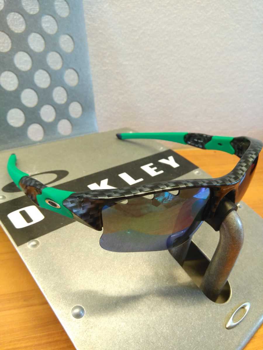 【美品♪偏光♪カーボン♪】フラックジャケット/オークリー/oakley/flak jacket/検サングラス　釣り　ランニング　自転車 