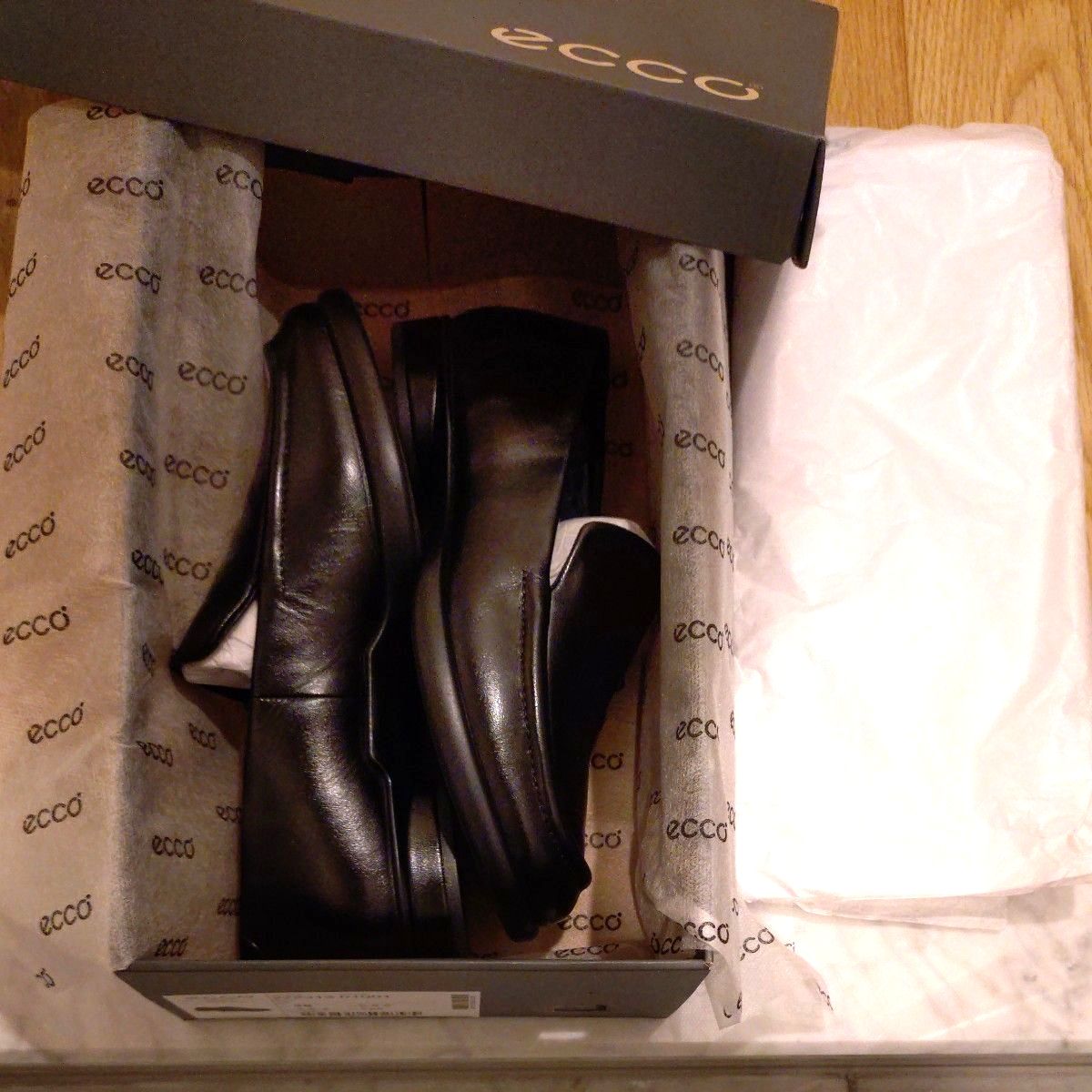 ecco ローファー スリッポン エコー ECCO ブラック 黒 デンマーク 北欧 