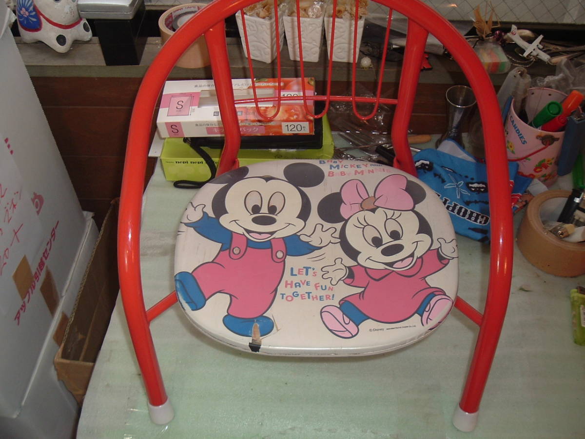 ＡZ5-1-　子供の椅子　①から④までそれぞれ１脚のお値段です。落札後にご希望の椅子の番号をお知らせください。_④