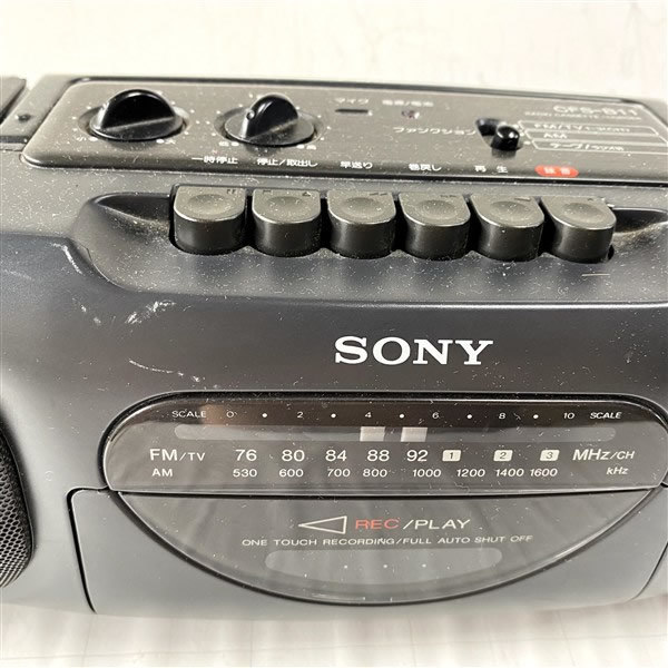SONYソニー ラジカセ CFS-B11 レトロ 90年代 ラジオ カセット_画像3