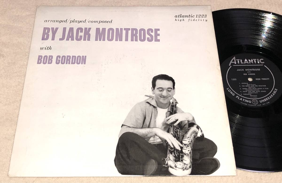 限定大幅値下●美再生！Mono深溝オリジJack Montrose / With Bob Gordon●西海岸傑作Shelly Manne,Red Mitchell_画像1