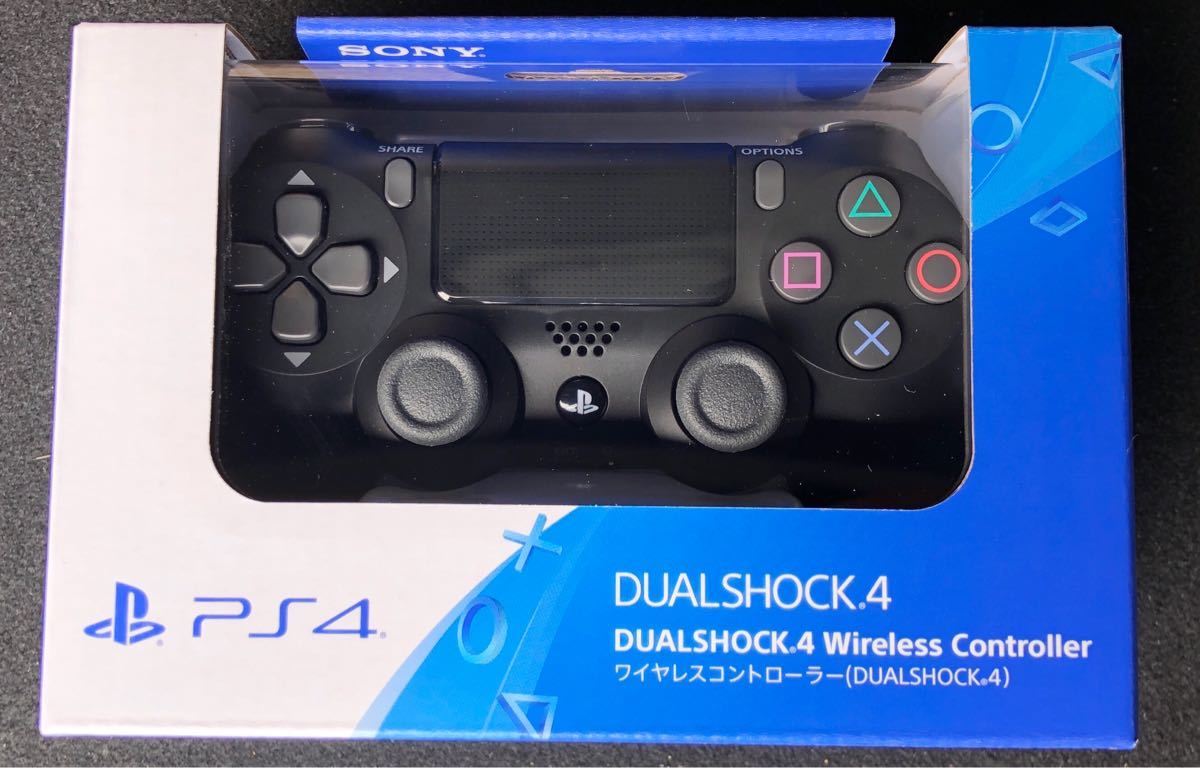 ワイヤレスコントローラー PS4 DUALSHOCK4 デュアルショック4 ジェットブラック SONY