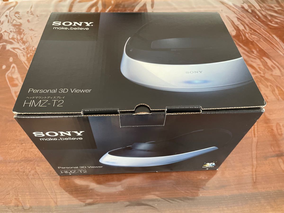 動作確認済★ソニー SONY HMZ-T2 ヘッドマウントディスプレイ★有機ELパネル★5.1chバーチャルサラウンド★ジャンク