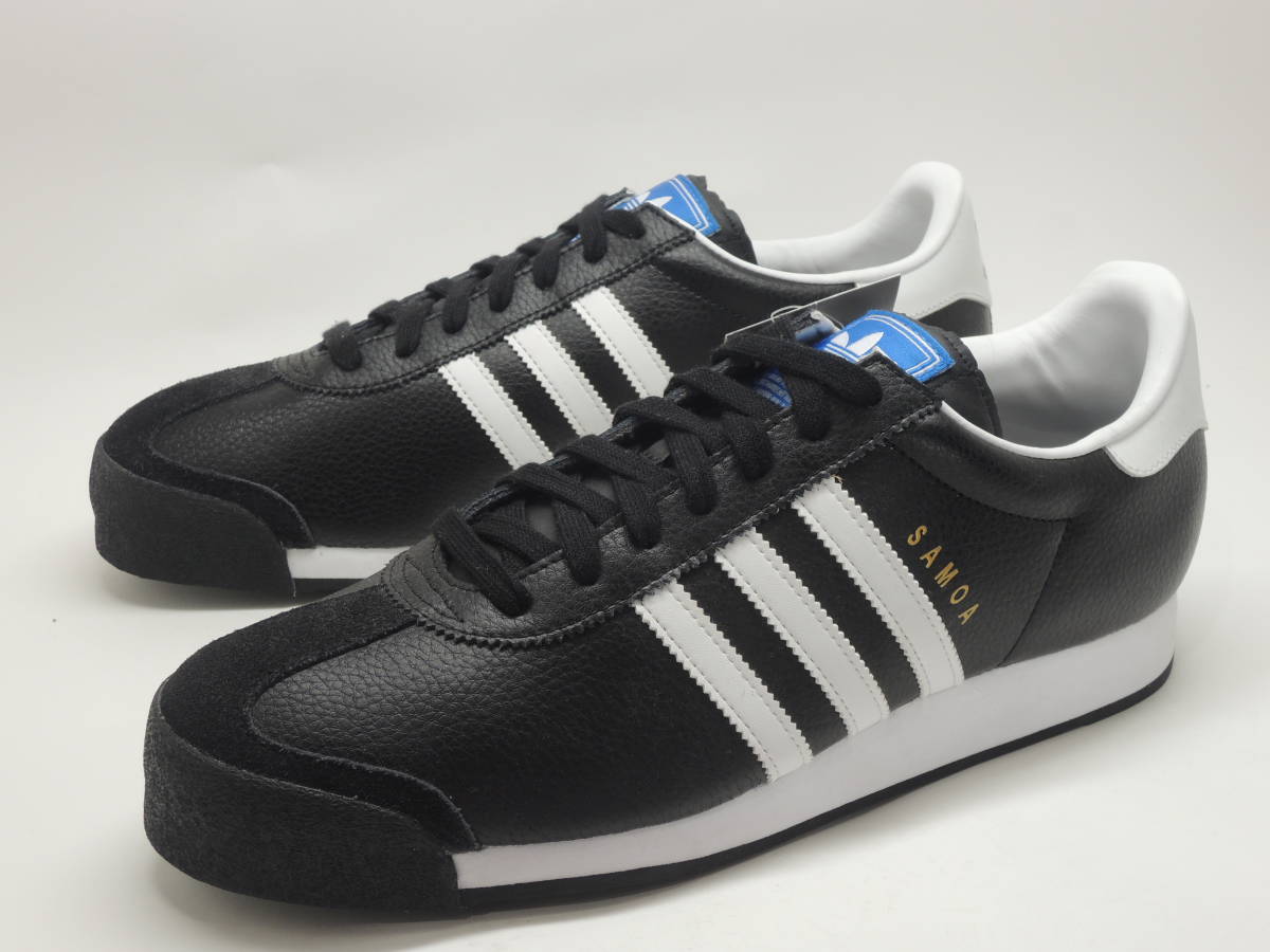 未使用!限定! 19年 adidas SAMOA 黒 レザー 30.5cm / アディダス サモア 都市地名シリーズ