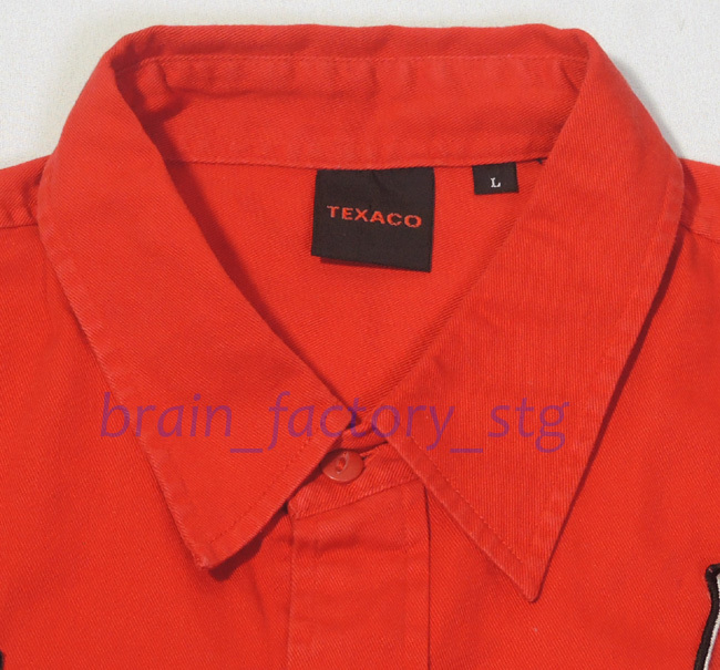 TEXACO（テキサコ）／半袖ワークシャツ-レッド/sizeL/㈱上野商会- ／管CLXW_画像2