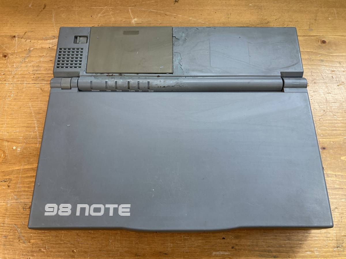 廃棄前最終出品 NEC ノート パーソナル コンピューター PC-9801N 98 NOTE_画像4