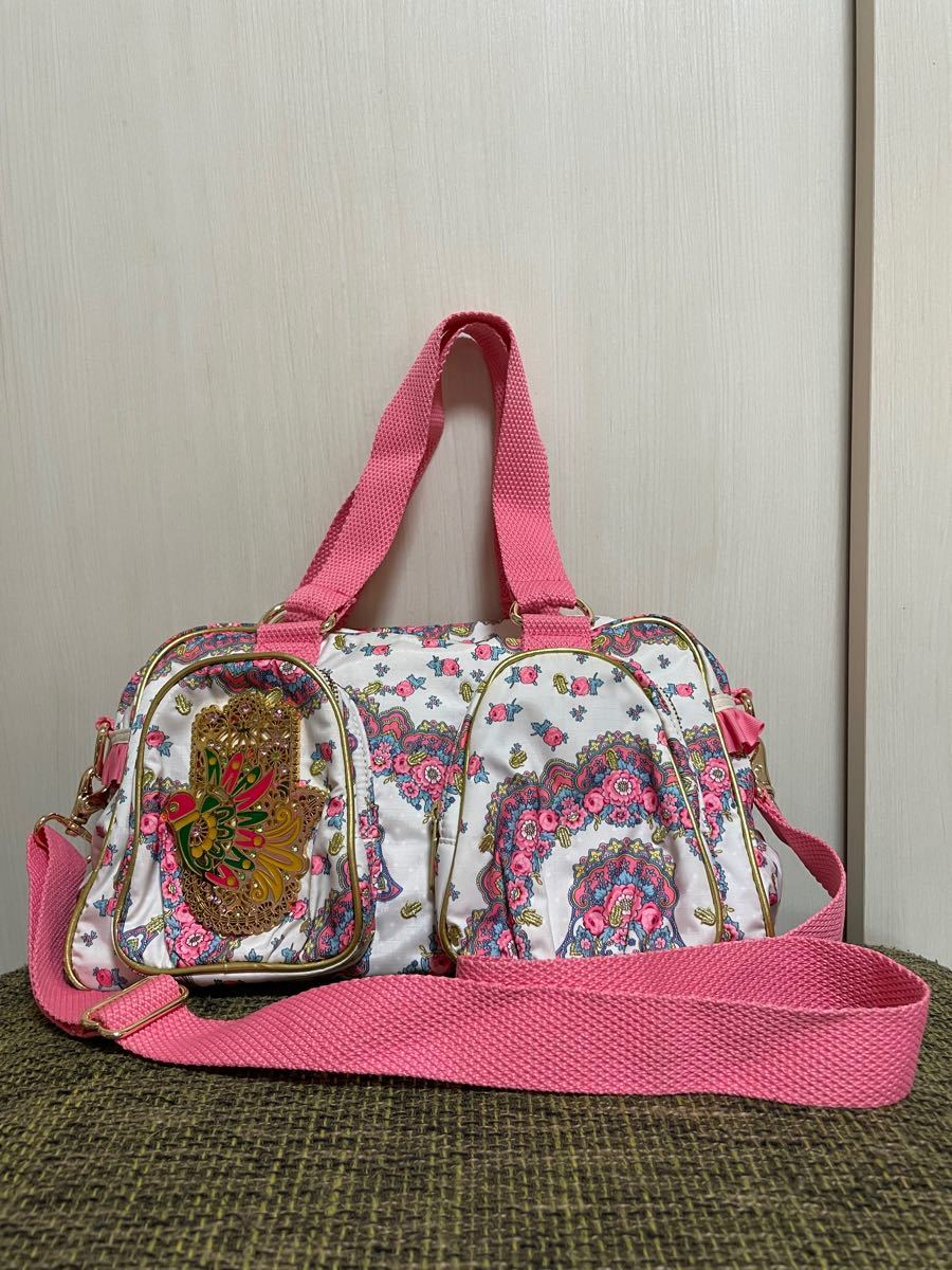 レスポートサック LeSportsac ボストンバッグ MANOUSH レア