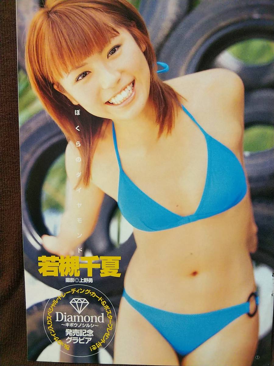 週刊ヤングジャンプ 2004年No.17 グラビア切り抜き 山本彩乃 若槻千夏