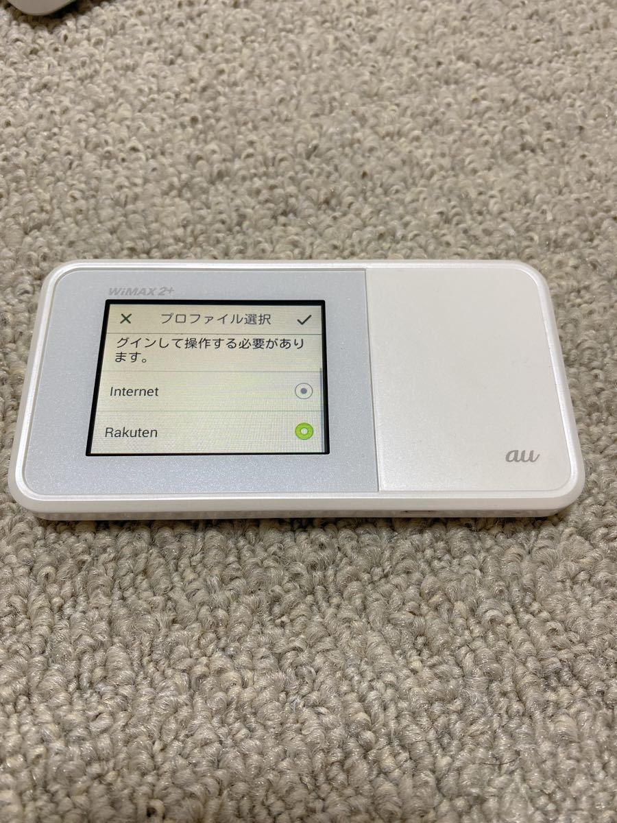 【5G】【美品】W03 楽天アンリミット設定済 SIMフリー モハイルルーター WiMAX2 NEXT Wi-Fi SPEED