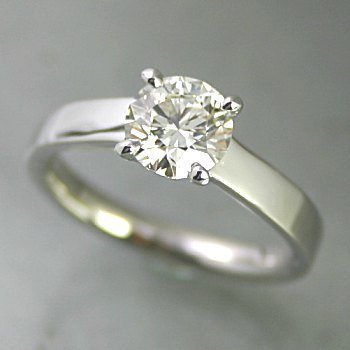婚約指輪 エンゲージリング ダイヤモンド 0.5カラット プラチナ 鑑定書付 0.56ct Dカラー SI2クラス 3EXカット GIA 21956-1756 HKER*0.5