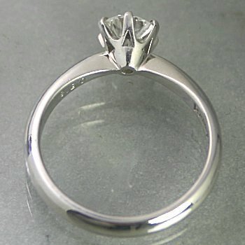 婚約指輪 エンゲージリング ダイヤモンド 0.4ct プラチナ GIA鑑定書付 0.45ct Dカラー SI2クラス 3EXカット GIA 21719-GE1 HKER*0.4_画像2