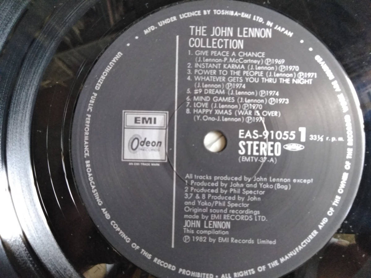  John Lennon　ジョン・レノン 　The John Lennon Collection 　帯付き　EP盤マザー付き_画像8