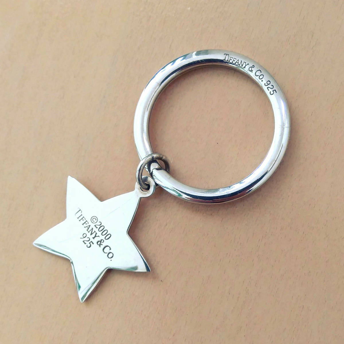 ☆ TIFFANY STAR KEY RING 2000 ☆ 星 スター ☆ キーホルダー