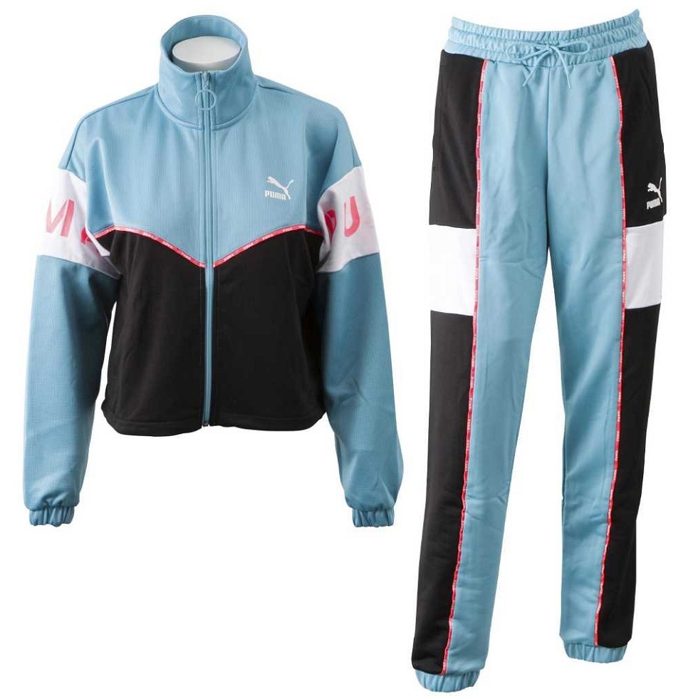  Puma S lady's XTG jersey truck pants regular price 16500 jpy Mill key blue jersey top and bottom set 