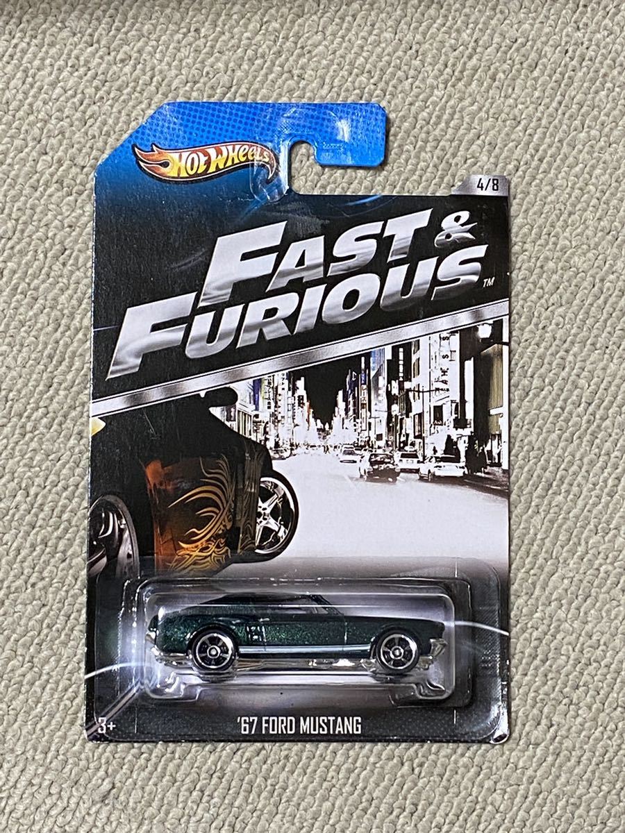 ホットウィール ワイルドスピード ‘67 Ford Mustang フォード　マスタング　ユーロ ミッション Hot Wheels_画像1