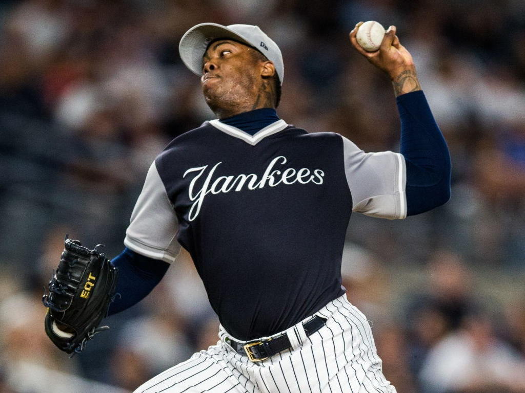 チャップマン Weekend ヤンキース ユニフォーム Jersey ジャージ MLB メジャーリーグ YANKEES_画像10